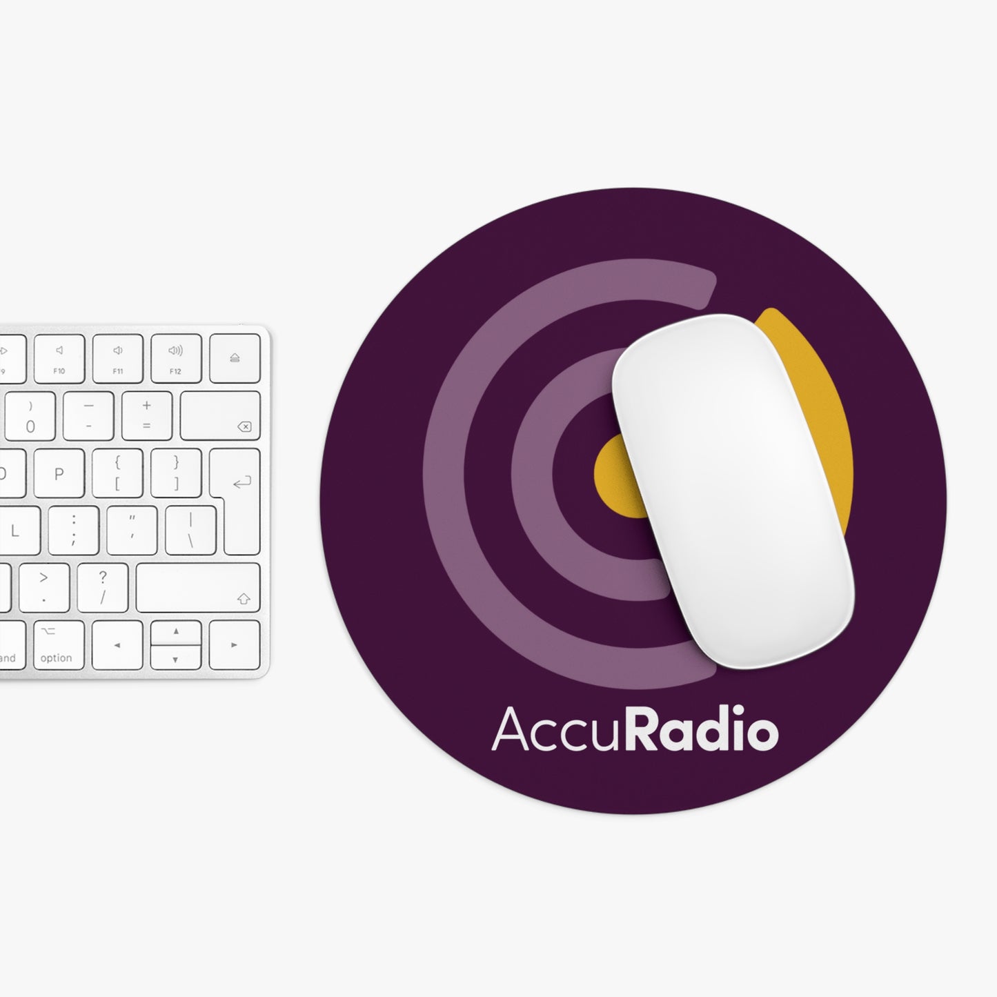 AccuRadio Round Mouse Pad