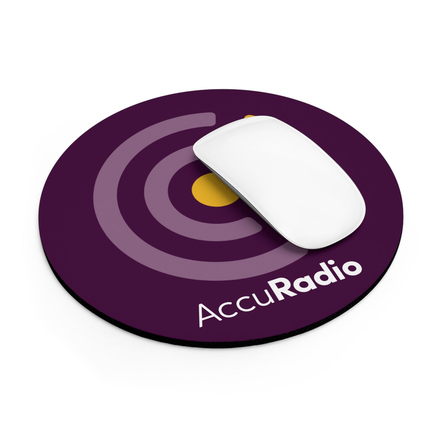 AccuRadio Round Mouse Pad