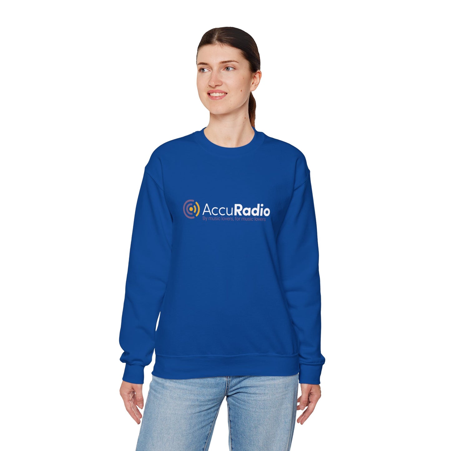 Unisex heavy blend AccuRadio crewneck sweatshirt