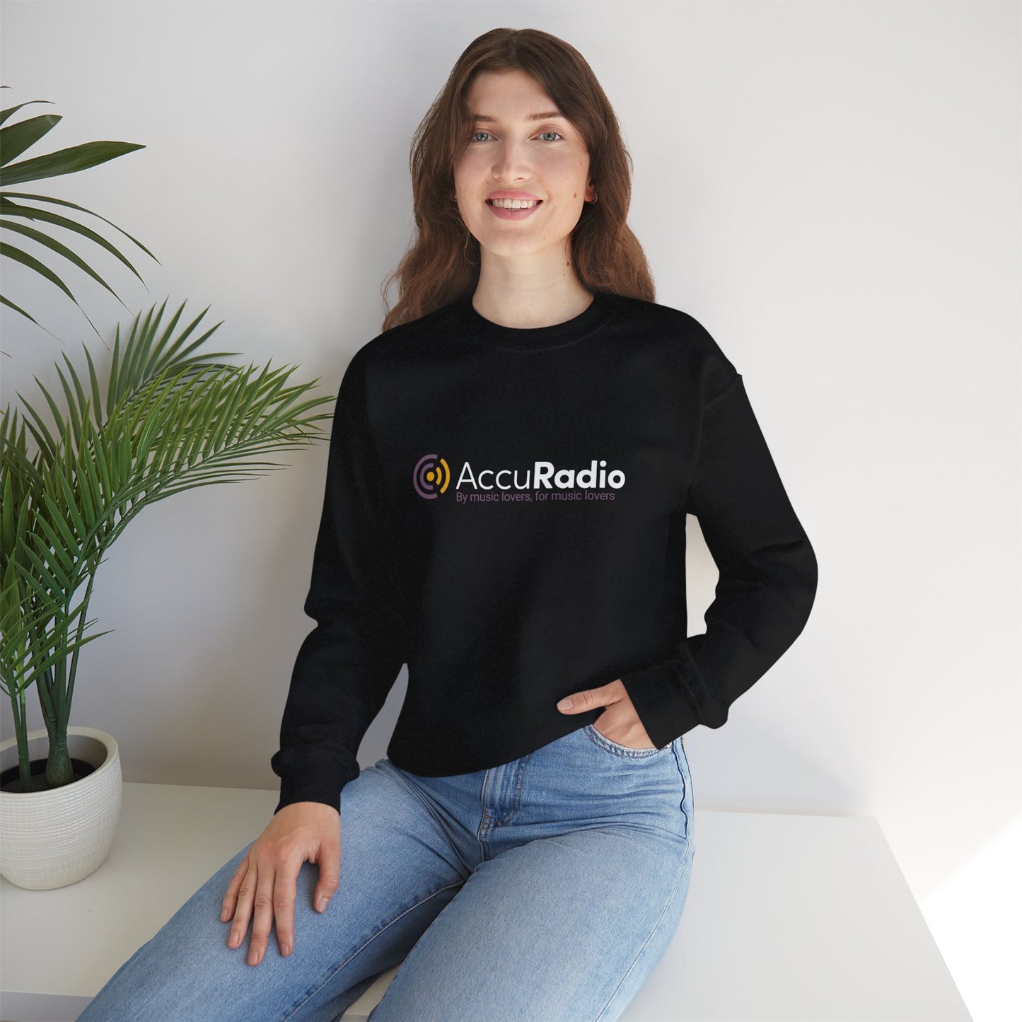 Unisex heavy blend AccuRadio crewneck sweatshirt