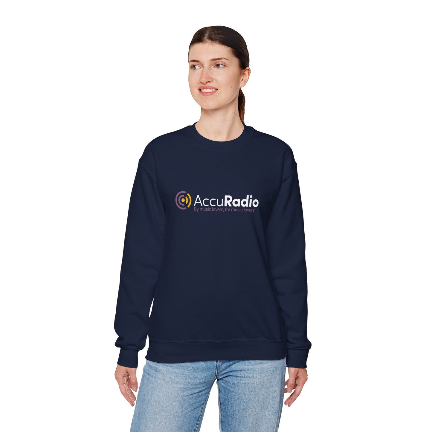 Unisex heavy blend AccuRadio crewneck sweatshirt