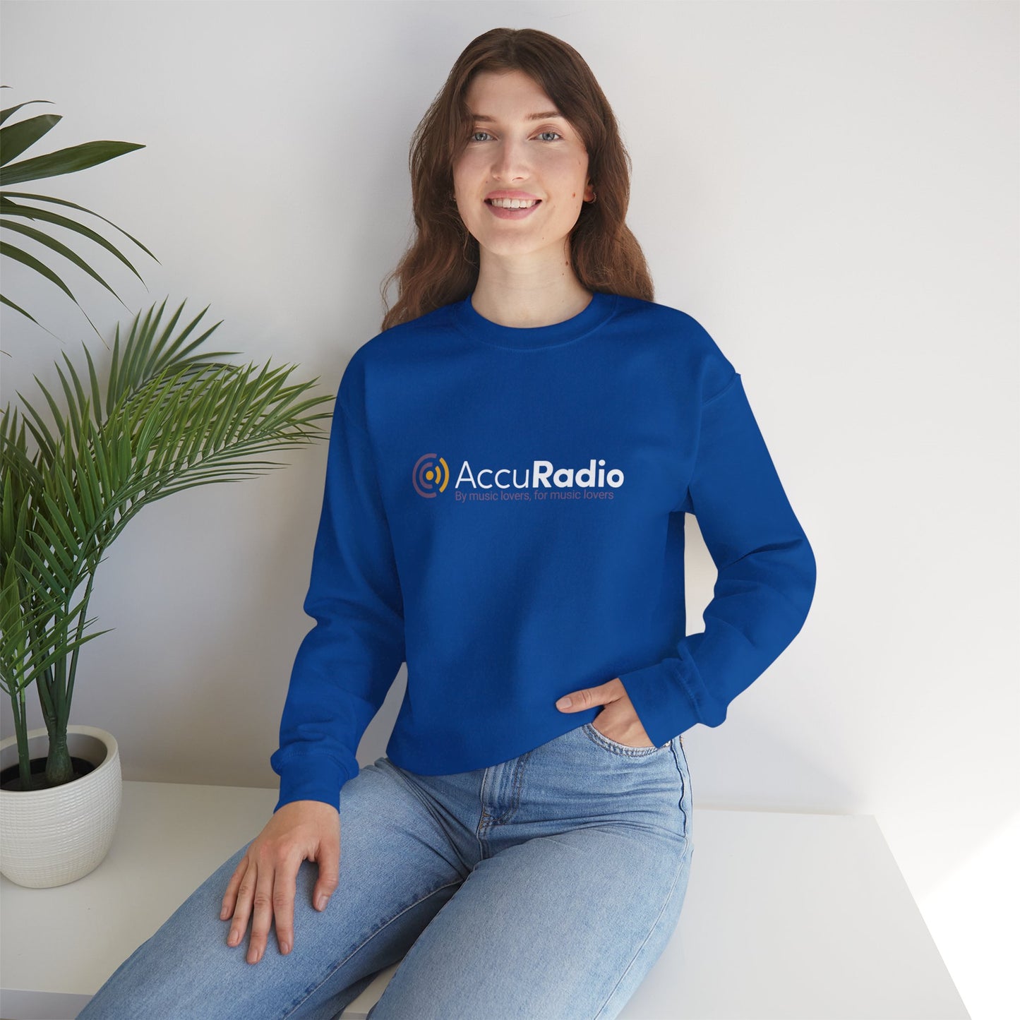 Unisex heavy blend AccuRadio crewneck sweatshirt