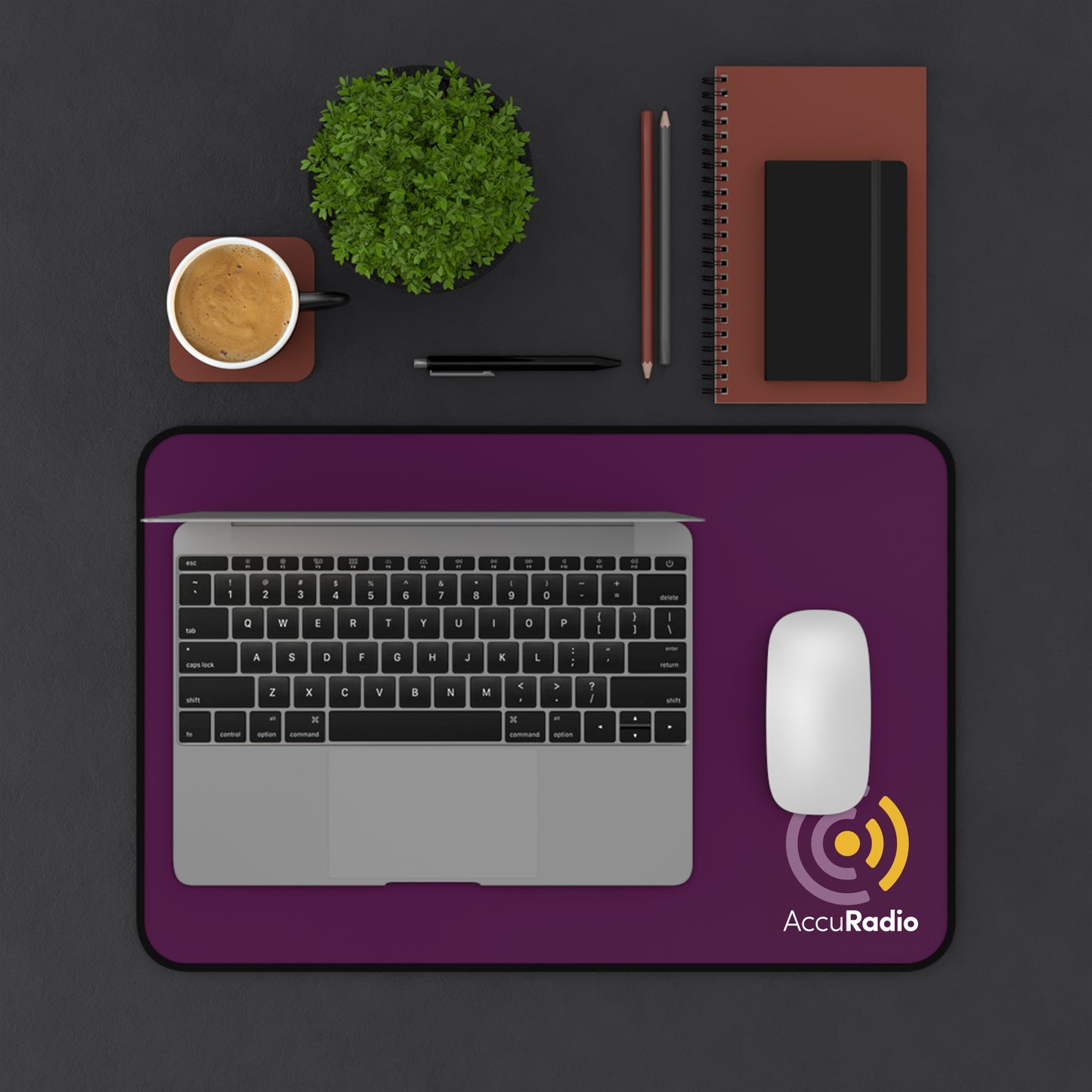 AccuRadio desk mat