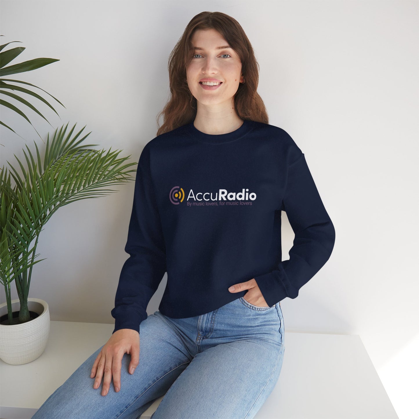 Unisex heavy blend AccuRadio crewneck sweatshirt