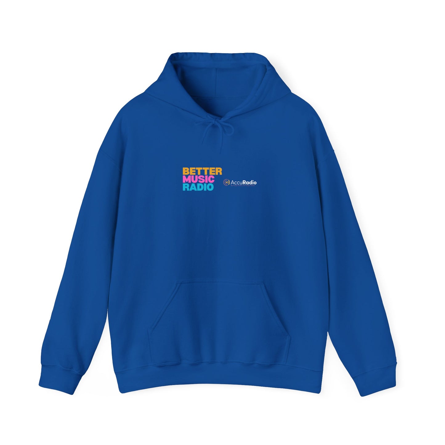 Better music radio unissex hooded sweatshirt
