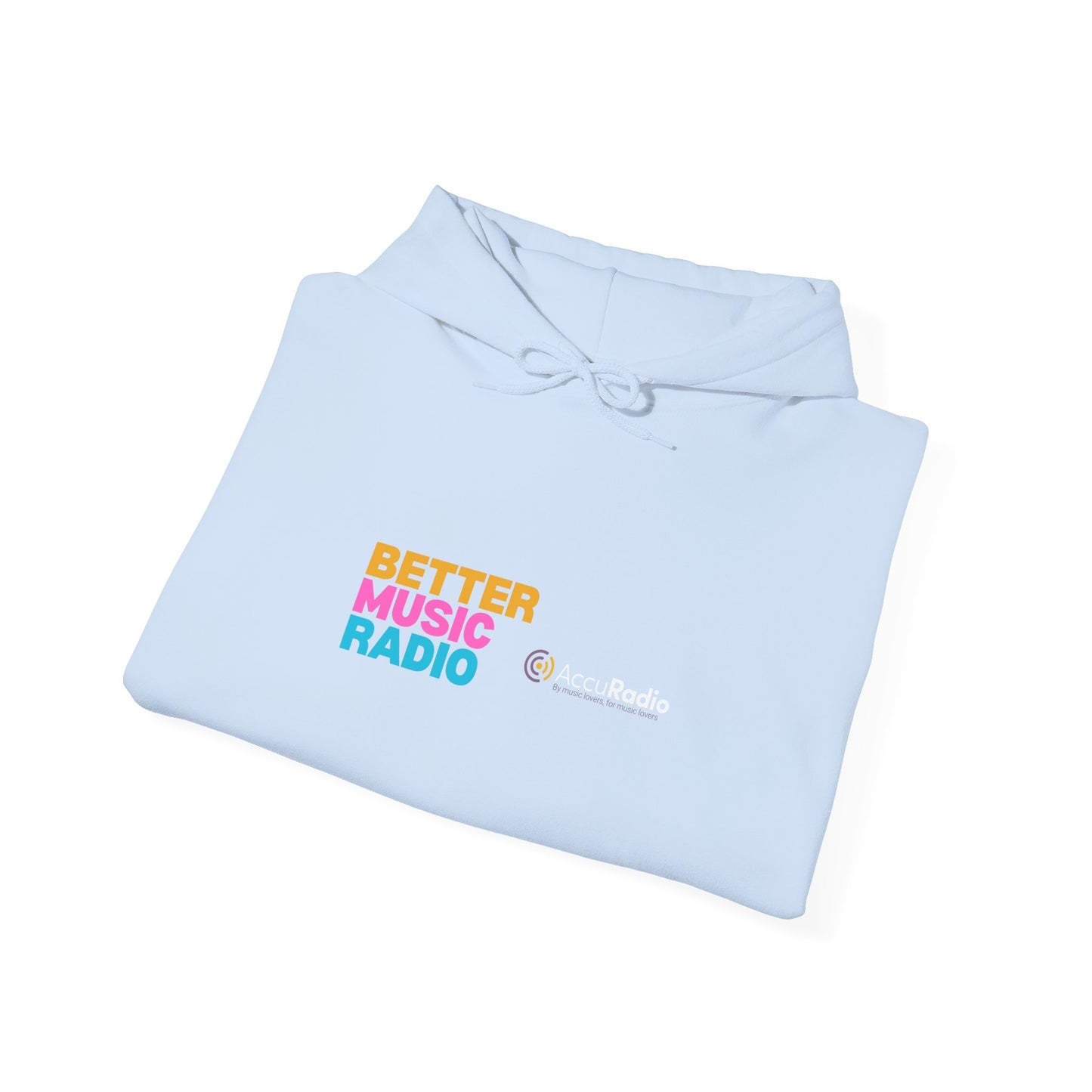 Better music radio unissex hooded sweatshirt