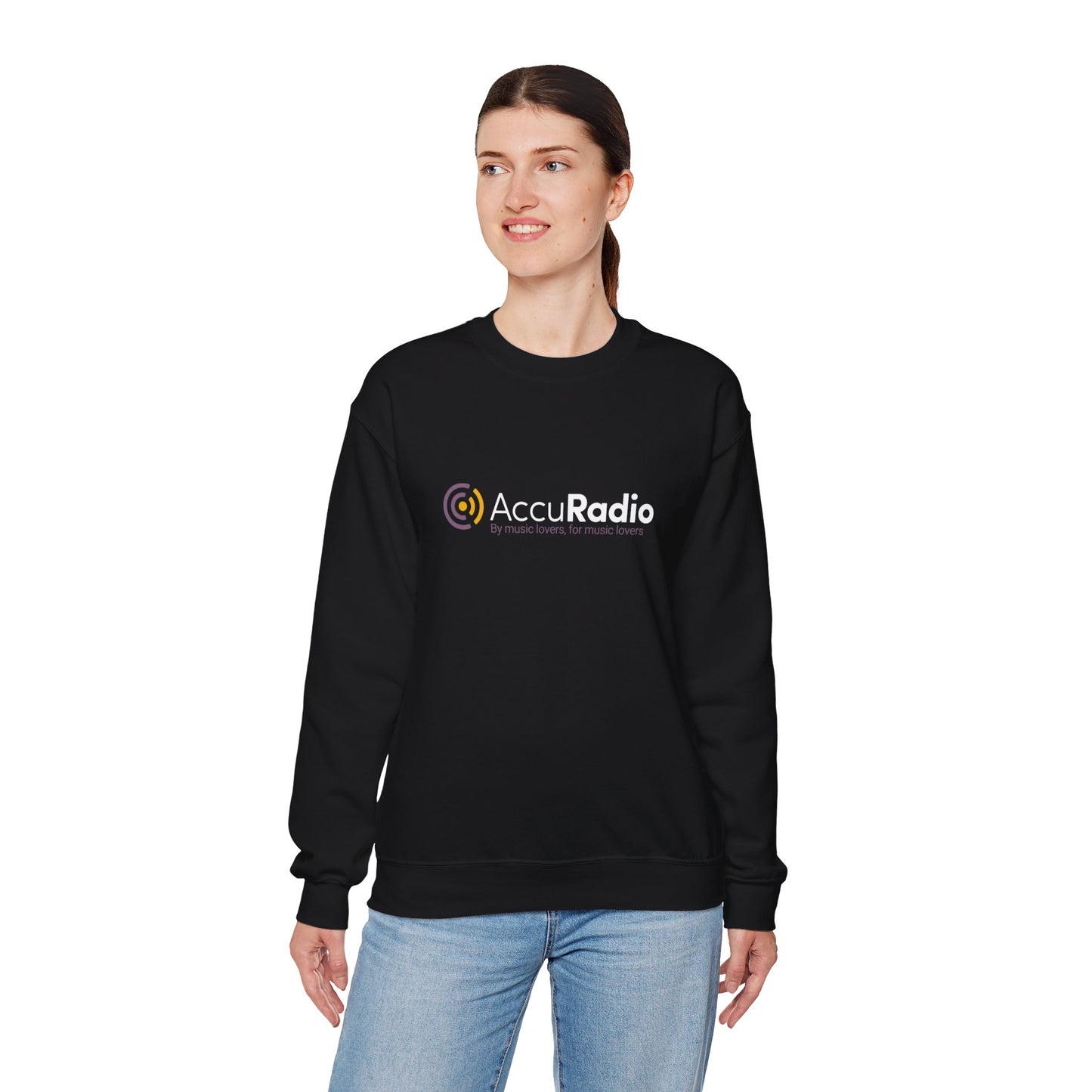 Unisex heavy blend AccuRadio crewneck sweatshirt