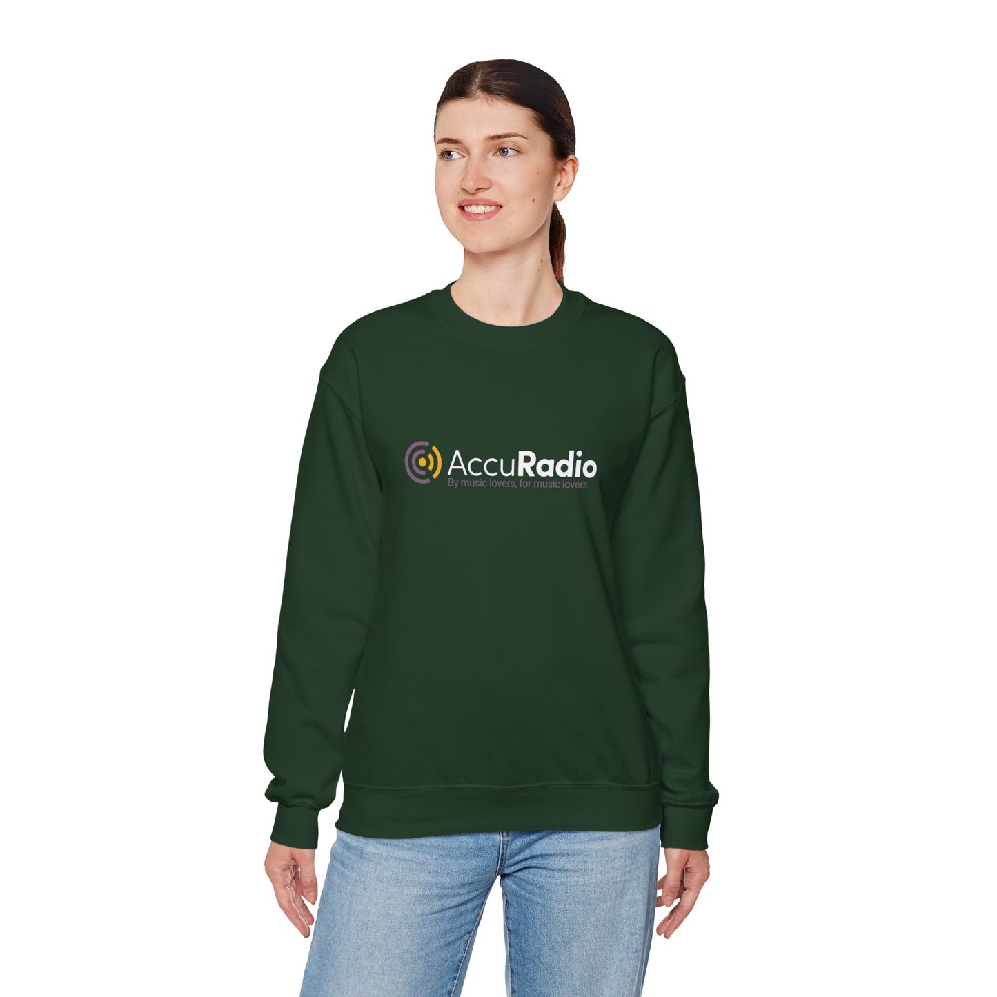 Unisex heavy blend AccuRadio crewneck sweatshirt