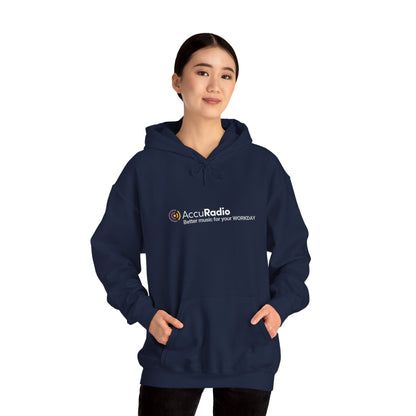 AccuRadio "Better music for your workday" unisex hoody