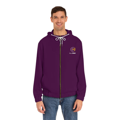 AccuRadio men's full-zip hoodie