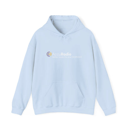 AccuRadio "Better music for your workday" unisex hoody