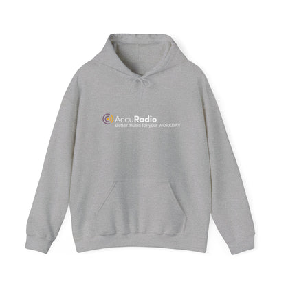 AccuRadio "Better music for your workday" unisex hoody