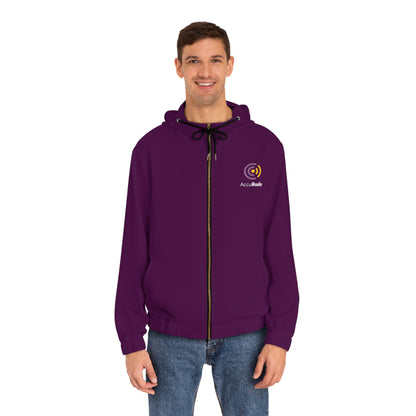 AccuRadio men's full-zip hoodie
