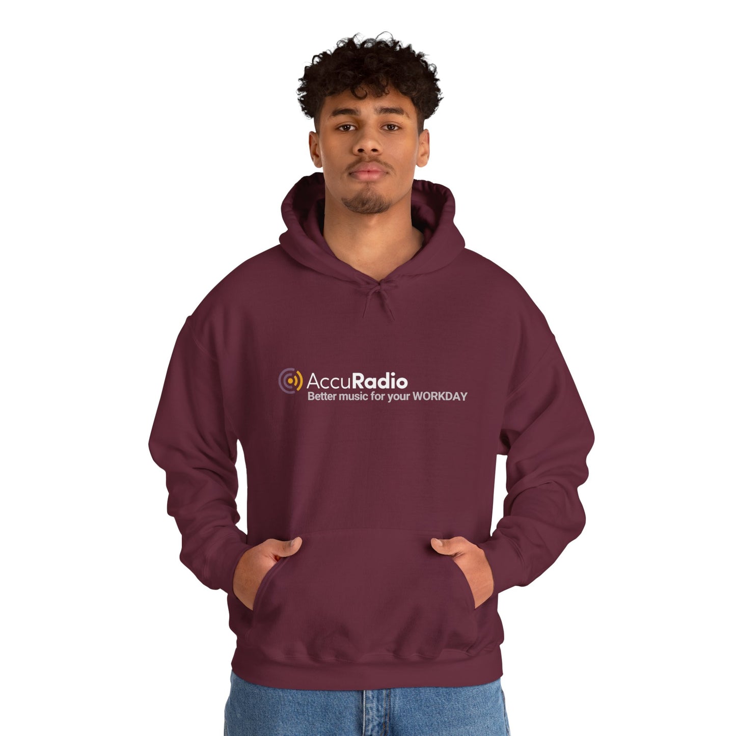 AccuRadio "Better Music For Your Workday" unisex hoodie