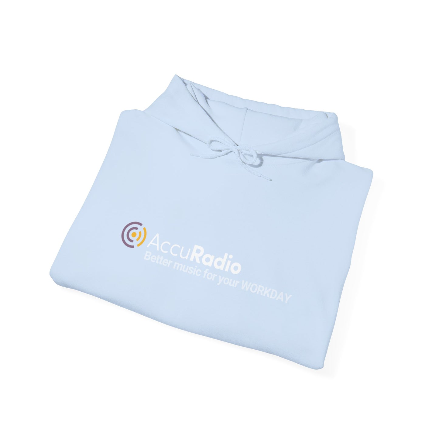 AccuRadio "Better music for your workday" unisex hoody
