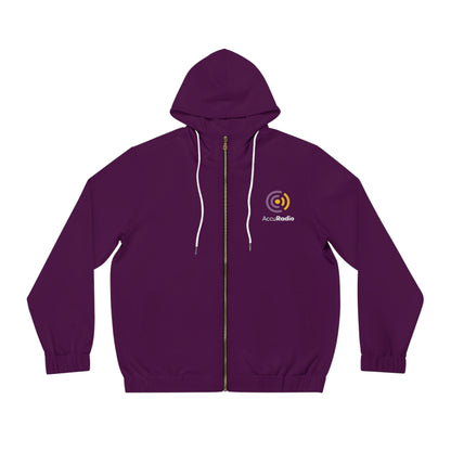 AccuRadio men's full-zip hoodie