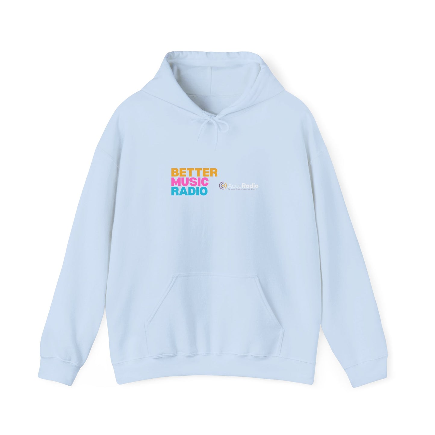 Better music radio unissex hooded sweatshirt