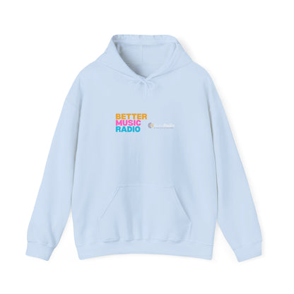 Better music radio unissex hooded sweatshirt