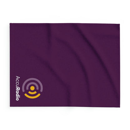 AccuRadio fleece blanket
