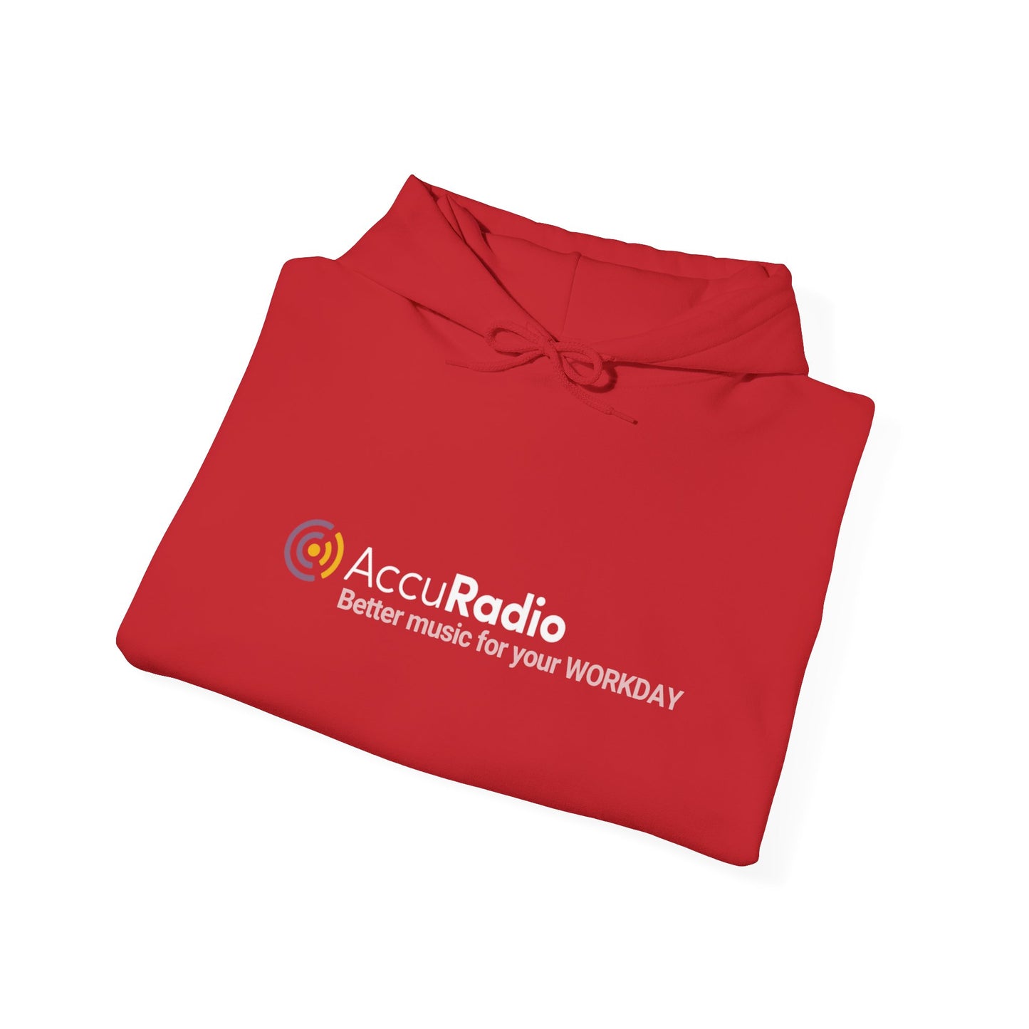 AccuRadio "Better music for your workday" unisex hoody