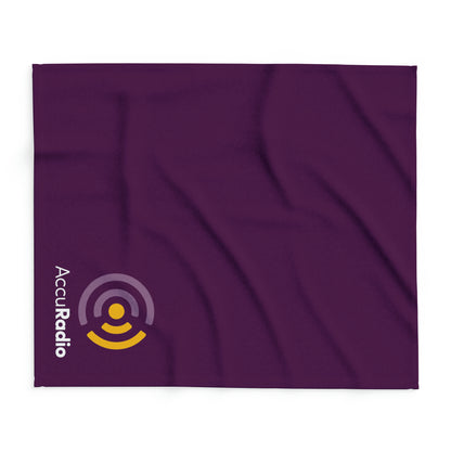 AccuRadio fleece blanket
