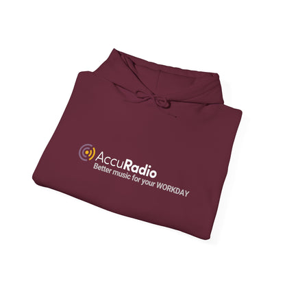 AccuRadio "Better music for your workday" unisex hoody
